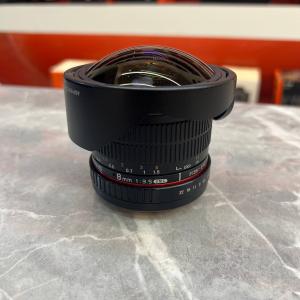 لنز حرفه ای سامیانگ برای کانن |  Samyang 8mm fisheye cs ii